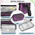 thumbnail image 4 of Nylon Fish Mouth Pencil Case with Large Capacity Zipper Pencil Pouch Purple Forest Pencil Bag Organizers, 4 of 7