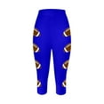 thumbnail image 4 of DHFJKG High Waisted Capri Leggings For Women Rugby Print Workout Leggings Yoga Pants, 4 of 4