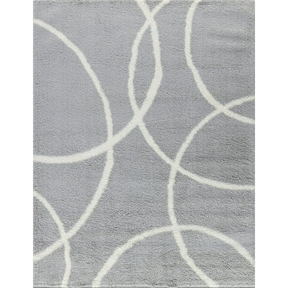 Fluffy Shag 1002CZY Grey 5'3" x 7'