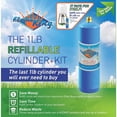 thumbnail image 4 of Flame King 14 in. L X 5 in. W 14.1 oz Propane Cylinder Steel 1 pc, 4 of 5
