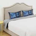 thumbnail image 3 of Yayeee Pillowcase Standard Size Set of 2 Satin Wrinkle Resistant Pillow Case, Window Space, 3 of 7