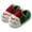 Green, variant on Unisex Christmas Slippers Santa C`laus Slippers Cute Plush Adult Anti House Loafers for Women Men
