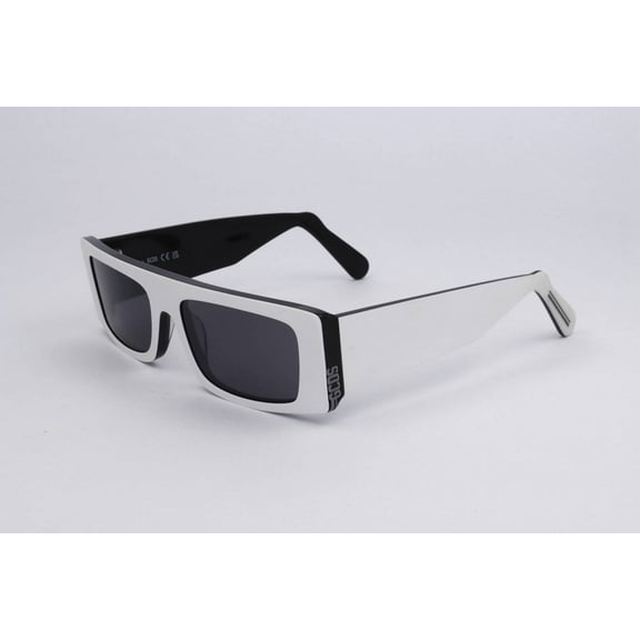 GCDS sunglasses GD0009 UNISEX 57/18/145 23A WHITE BLACK