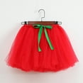 thumbnail image 2 of TOOYOU Girls Skirts Kids Holiday Party Dance Party Layered Party Mesh Tulle Tutu Skirts Sweet Girl Summer Short Skirt Size 9-11 Years Red, 2 of 4