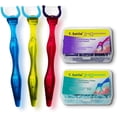 thumbnail image 1 of T.Smile Evolutionary Clean Dental Flossers, Kit of Handle(s) Plus Refillable Heads, 50 Tightened 2-strand Refills, +50 Extra Strength Refills (+3 Mid-length Handles), 1 of 7