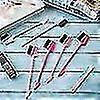 thumbnail image 4 of 6 Pieces H Ed Brush Eyelash Comb Ed Brush Comb Double Same Sided H Comb ( Red), 4 of 4