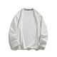 thumbnail image 3 of pstuiky manga larga de hombre, Blusa informal de color liso con cuello redondo y manga larga para hombre Tops de talla grande para hombre xl, 3 of 3