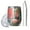 Pioneer Flower-1, variant on 12oz Stemless Wine Tumblers Pioneer Flower Vacuum Insulated Stainless Steel Travel Tumbler Cups Mug with Lid and Straw for Champaign,Cocktail,Beer with Cleaning Brush