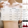 thumbnail image 2 of Ohufall Womens Wirefree Bras Solid Color Lace Trim Deep V Bra Fine Strap Fashion Everyday Underwear, 2 of 5