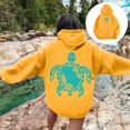 thumbnail image 6 of Womens Sea Turtle Print Hoodies Long Sleeve Hooded Sweatshirt Fall Casual Pullover, 6 of 6