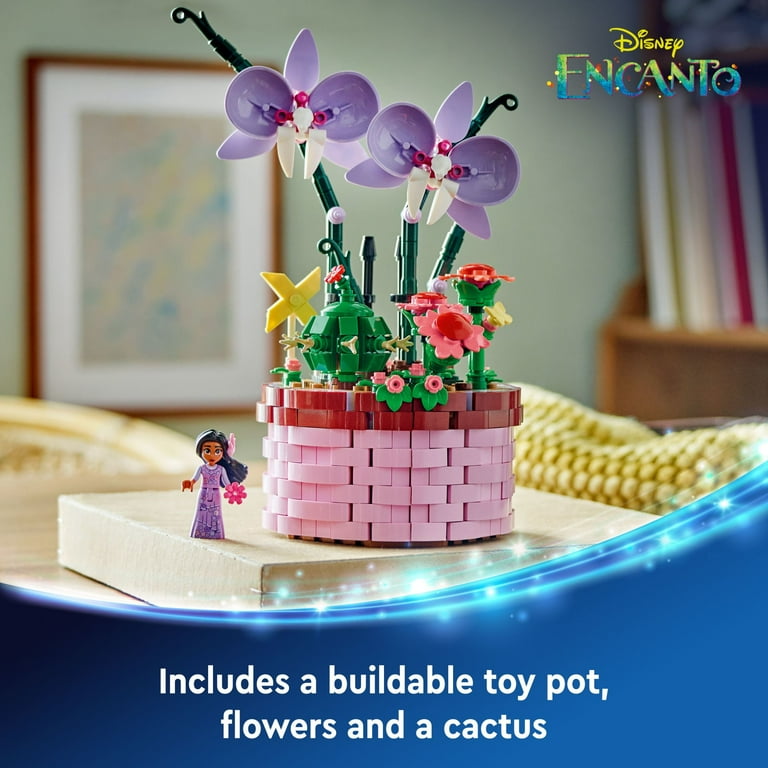 LEGO Disney Encanto Isabela's Flowerpot, Buildable Orchid Flower