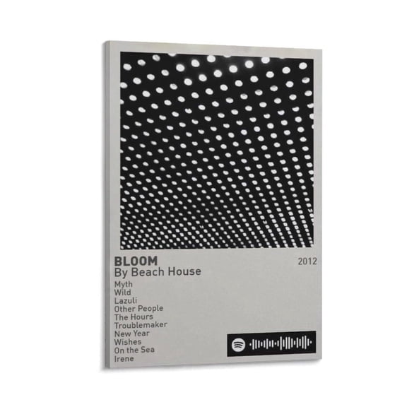 Bloom by Beach House 2 Canvas Poster Bedroom Decor Office Room Decor Gift