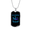 Military Chain (Gold), variant on Scorpio Blue Scorpion Zodiac Dog Tag Necklace Stainless Steel 24" Chain Silver Tone or Gold Tone