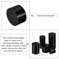thumbnail image 3 of Unique Bargains Black Acrylic Solid Cylinder Round Display Riser, 1.2 Inches x 2 Inches, 3 of 4