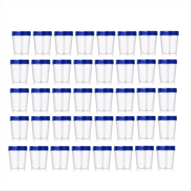 Paquete de 40 Contenedores Pequeños de 4 Oz con Tapa, Recipientes Reutilizables para Aderezos para Ensaladas, Recipientes Herméticos A Prueba de Fugas para Condimentos