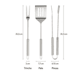 thumbnail image 3 of Kit Parrillero 3 Piezas BBQ, Carne Asada, Picnic Línea Asador Con Estuche CB Design, 3 of 4