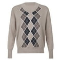 thumbnail image 2 of Fortune Women Sweater Y2K Argyle Preppy Knit Tops Color Block Pullover Outwear, 2 of 7