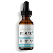 Codeage Nascent Iodine Drops Liquid 1950 mcg, USDA Certified Organic, Vegan Supplement - 1 Year Supply