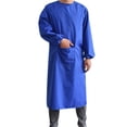 thumbnail image 1 of Kearding Delantal para hornear de manga larga para el hogar para adultos, tela impermeable Unisex, bolsillos ajustables a prueba de aceite, babero de Cocina y Comedor Azul Kearding  HA084605-05, 1 of 6