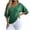 *Green, variant on VBVC Women's V-Neck Batwing Dolman Sleeve Tops , Ladies' Slim Stretchy Blouses , Basic Breathable Summer Shirts For Women,Black,S-3XL