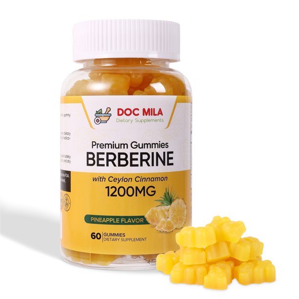 Doc Mila Berberine with Ceylon Cinnamon Gummies 1200mg