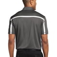 thumbnail image 2 of Mens Single Bowling Pin Premium Polo Shirt - Lime/Steel Grey, 2XL, 2 of 3