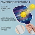 thumbnail image 2 of Pickleball Paddles Set Of 2, Fiberglass Surface, Thunder, Speed Print, 4 Balls & Bag, 2 of 5