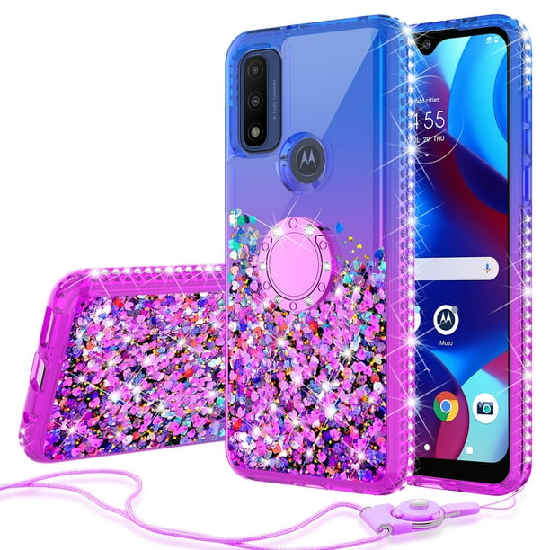 Liquid Quicksand Glitter Cute Phone Case for Moto G Pure / Moto G Power