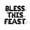 Black, variant on Letter Balloons - BLESS THIS FEAST 16" Inch Alphabet Letters Foil Mylar Balloon Thanksgiving Party Banner (White)