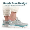 thumbnail image 3 of FitVille Mens Wide Walking Shoes Lightweight Athletic Sneakers for Hands Free, Gray, 15 Wide, 3 of 6