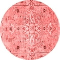 thumbnail image 1 of Ahgly Company Indoor Round Persian Red Traditional Area Rugs, 6' Round, 1 of 4