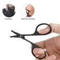 LIVINGO 3.75” Nose Hair Trimming Scissors, Curved Rounded Tip, Personal