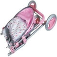 thumbnail image 3 of Lissi: 11" Twin Baby Dolls & Jogger Set - Pink & Blue Animal Outfits - 2 Seat Foldable Stroller, Storage Basket, Lightweight, Roleplay Toy, Kids 3+, 3 of 6