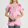 thumbnail image 3 of NAMTYQX Pink Breast Cancer Shirt Plus Size Breast Cancer Awareness T-Shirts Pink Size XL, 3 of 4