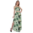 thumbnail image 2 of Bimba 2 Pcs Sexy Beach Party Wear Dress For Womens Printed Smocked Crop Top & Long Skirt CoordSet, 2 of 7