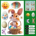 thumbnail image 2 of Easter Sticker Set For Crafts And Decor, Assorted Designs For Scrapbooking And Party Favors, Peel And Stick On Most Surfaces, 2 of 2