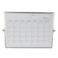 thumbnail image 1 of Tableau Effaçable à Sec, Calendrier Effaçable à Sec Support en Alliage d'Aluminium pour Bureau, 1 of 7