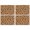 Leopard Pattern, variant on Leopard and Tiger Pattern Summer Placemats Table Placemats Set Of 4-Linen Kitchen Washable Placemats Table Mats 11.8"x17.7"Non-Slip Heat Resistant