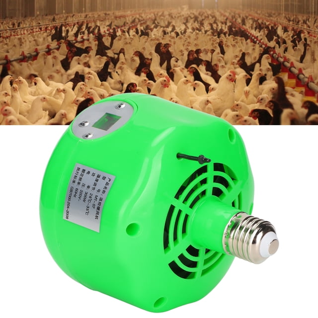 Herramienta De Iluminación Térmica Para Gallinero, Lámpara Calefactora De Cultivo Con Función De Memoria Resistente A Altas Temperaturas Con Pantalla LCD Para Gansos