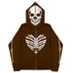 thumbnail image 4 of Sudadera con esternón oscuro europeo y americano para hombre y mujer, sudaderas con capucha góticas para pareja, sudadera de Cremallera larga de talla grande Harajuku 2023, 4 of 5