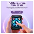 thumbnail image 5 of MP3 Player Bluetooth Touch Screen Music Player Portable Player with Speakers Fidelity Lossless ,Triple Noise Reduction, 5 of 5