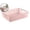 Pink, variant on A4 Paper Trays with Grip Handles, Book Baskets for Library, Plastic Storage Baskets(9.2x6.1x3in)