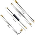 thumbnail image 3 of Cetilox 4000 PSI Gutter Cleaning Kit - 7-Piece High-Pressure Wand with Nozzles & Retractable Pole - Brass-Stainless Steel, 3 of 6