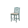 thumbnail image 1 of Tabouret de comptoir Hunter bleu antique, 1 of 6