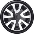 thumbnail image 2 of AUTO-STYLE Set Wheel Covers Revo-Van 15-inch Silver/Black (Spherical), 2 of 2