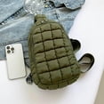 thumbnail image 4 of LHSHIDU Sling Bag Puffy Crossbody Purse for Women Fanny Pack Chest Bag Puffy Waist Bag, 4 of 6