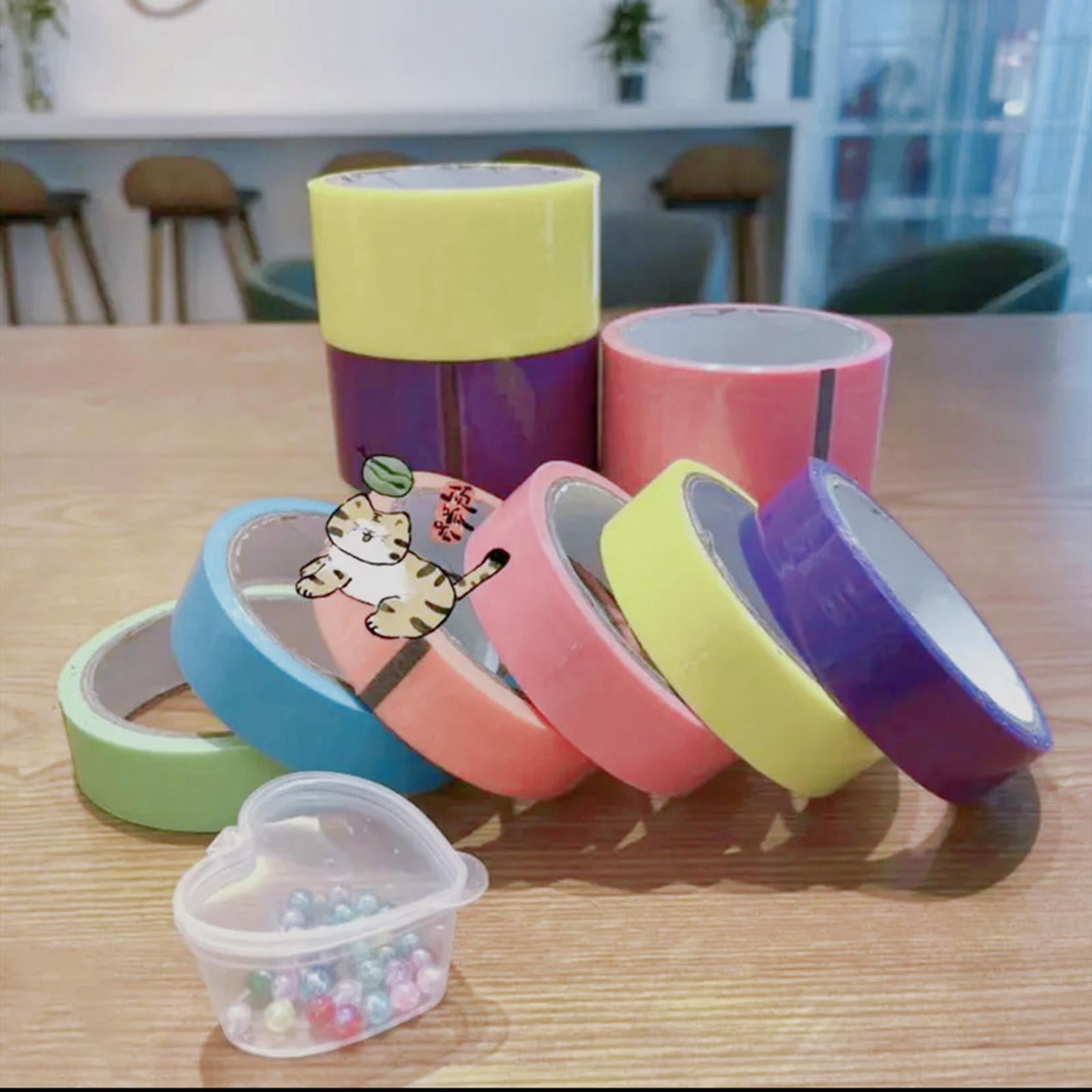 Sticky Ball Rolling Tapes Colorful Fun Creative Educational Toys DIY Crafts 24pcs