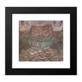 thumbnail image 2 of Carl Burckhardt 22x20 Black Modern Framed Museum Art Print Titled - Shepherd and Flock Crossing a River in the Mountains (1914), 2 of 5