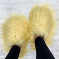 thumbnail image 1 of Factory Price New Designer Real Tan Sheep Fur Women Slides Slippers For Season With Customized Color, 1 of 7