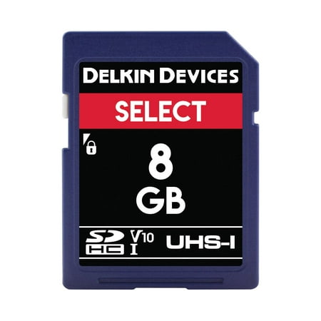 Delkin Devices Secure Digital Card - Delkin Devices DDSDR1638GB 8GB SDHC 163x Memory Card